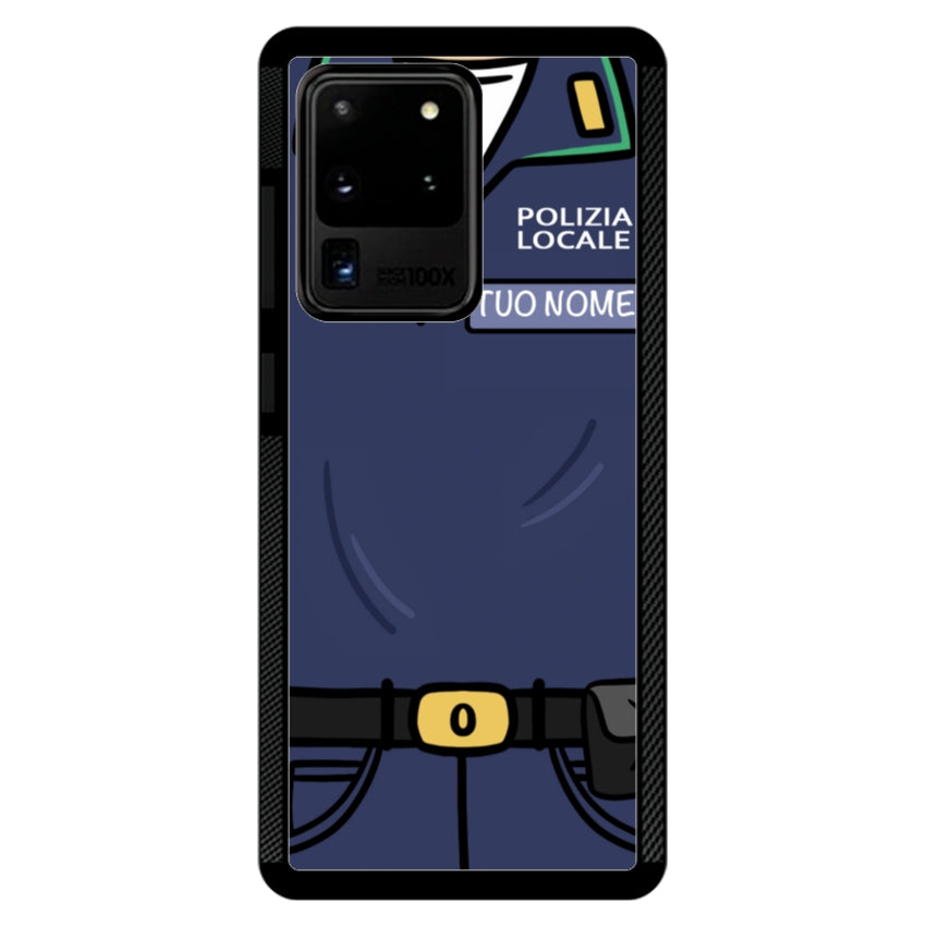 Cover con Nome Divisa Polizia Locale - Samsung