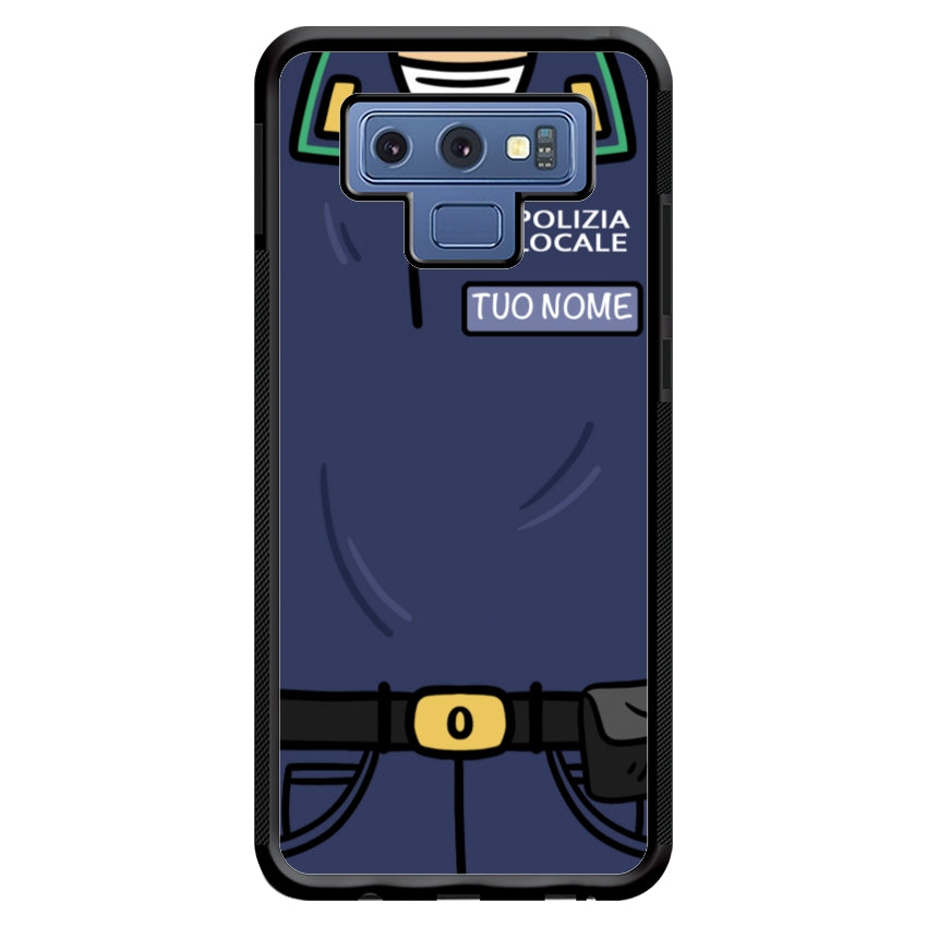 Cover con Nome Divisa Polizia Locale - Samsung