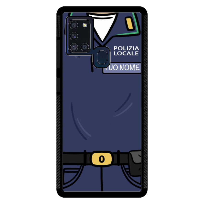 Cover con Nome Divisa Polizia Locale - Samsung
