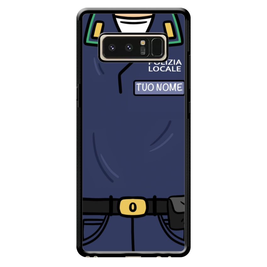 Cover con Nome Divisa Polizia Locale - Samsung