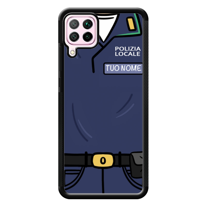Cover con Nome Divisa Polizia Locale - Samsung