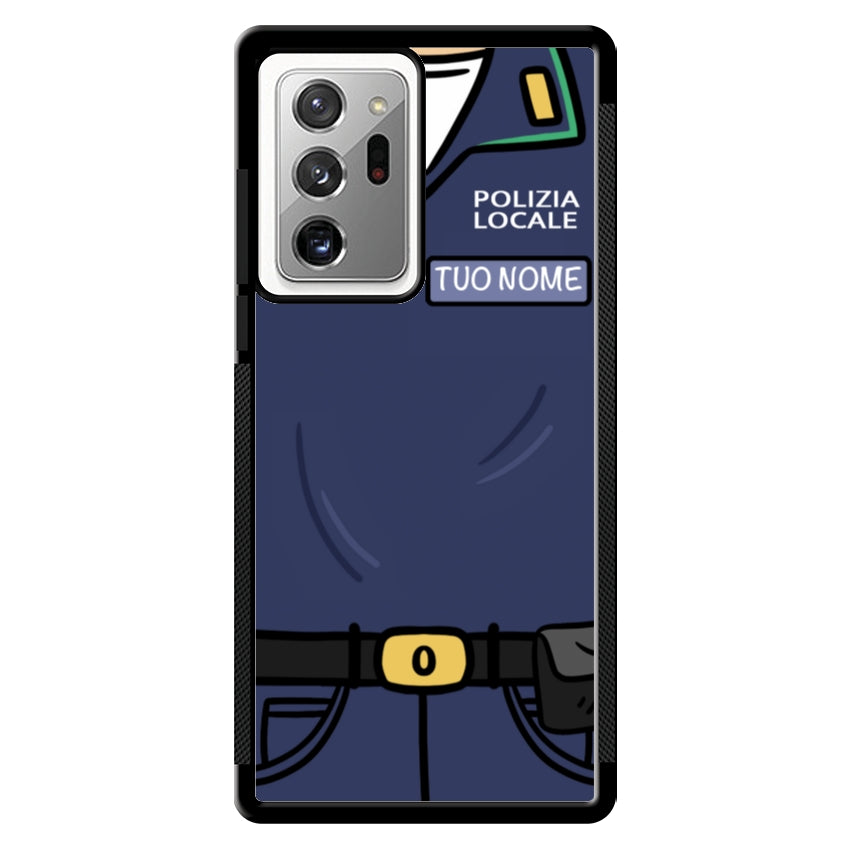 Cover con Nome Divisa Polizia Locale - Samsung
