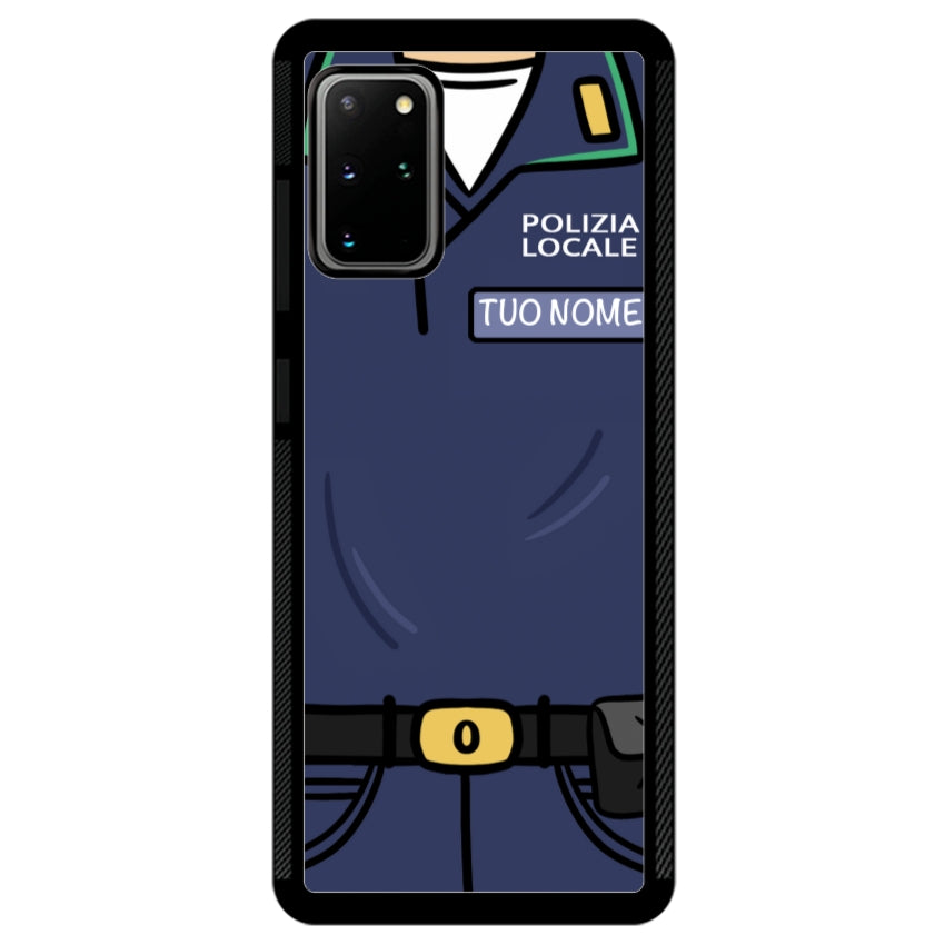 Cover con Nome Divisa Polizia Locale - Samsung
