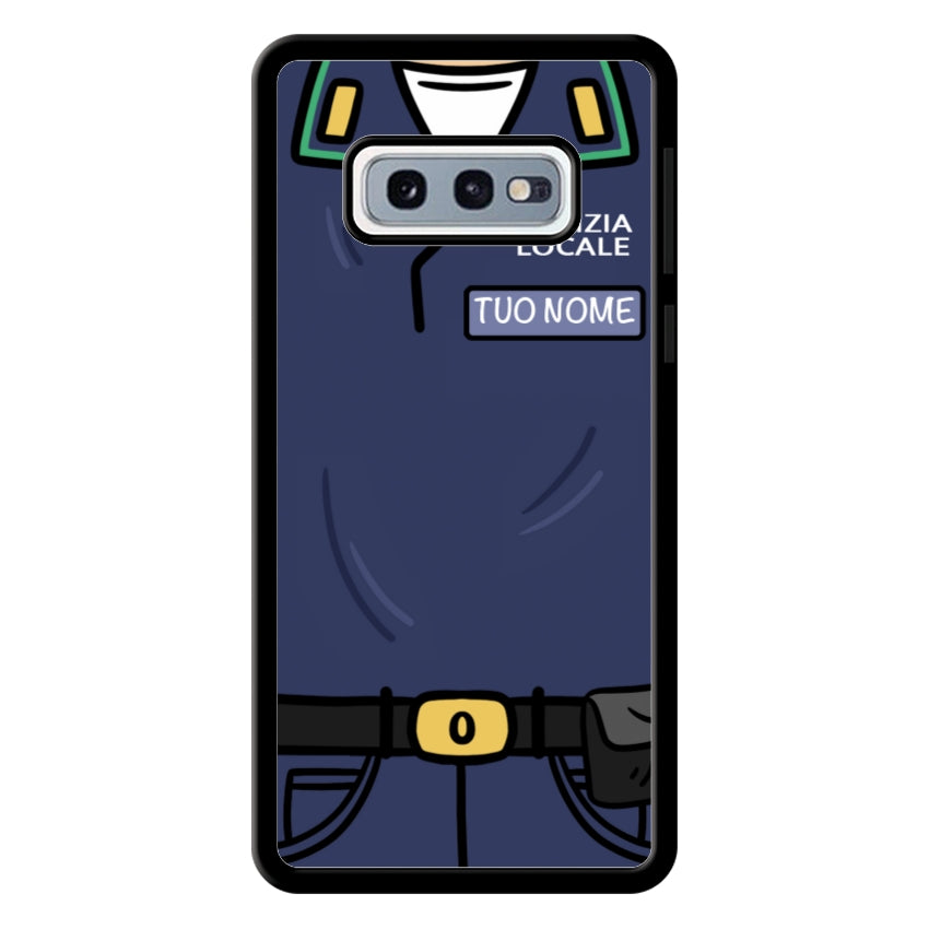 Cover con Nome Divisa Polizia Locale - Samsung