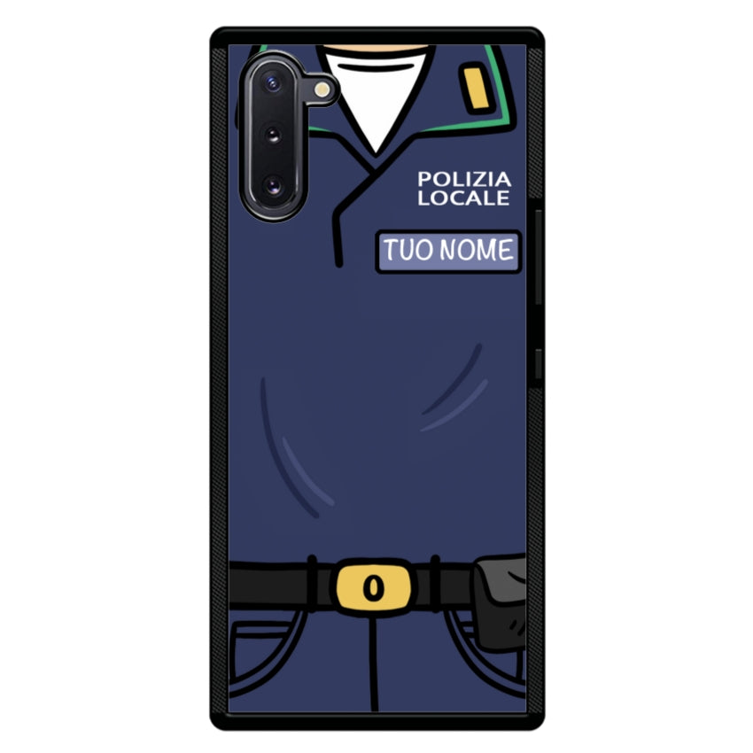 Cover con Nome Divisa Polizia Locale - Samsung