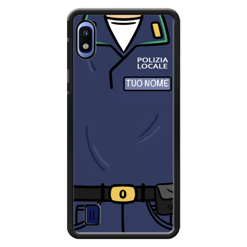 Cover con Nome Divisa Polizia Locale - Samsung
