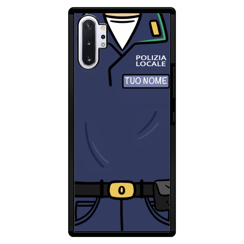 Cover con Nome Divisa Polizia Locale - Samsung