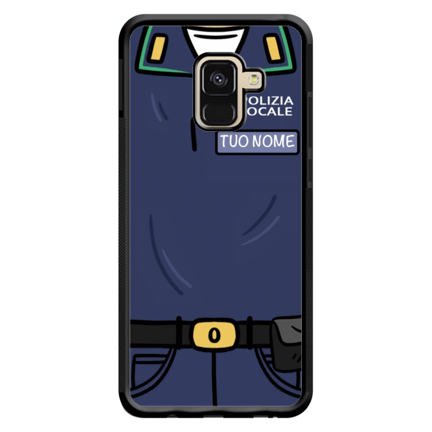 Cover con Nome Divisa Polizia Locale - Samsung