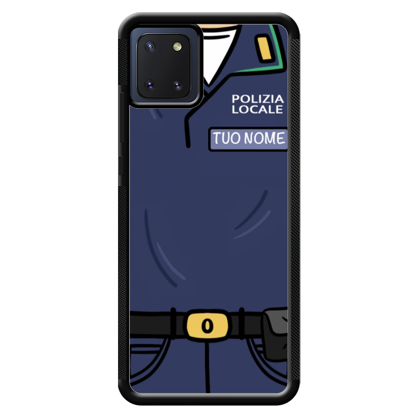 Cover con Nome Divisa Polizia Locale - Samsung