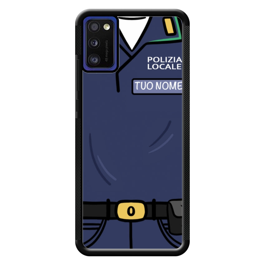 Cover con Nome Divisa Polizia Locale - Samsung