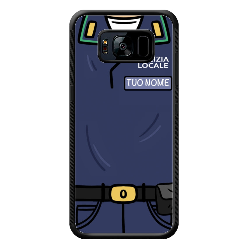 Cover con Nome Divisa Polizia Locale - Samsung