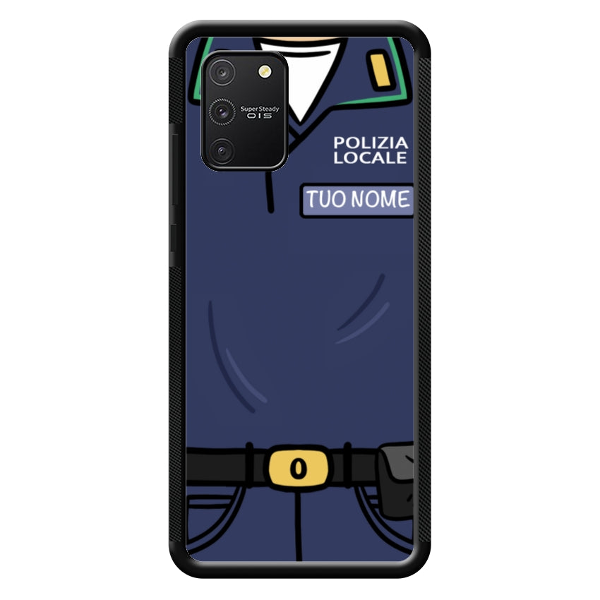 Cover con Nome Divisa Polizia Locale - Samsung