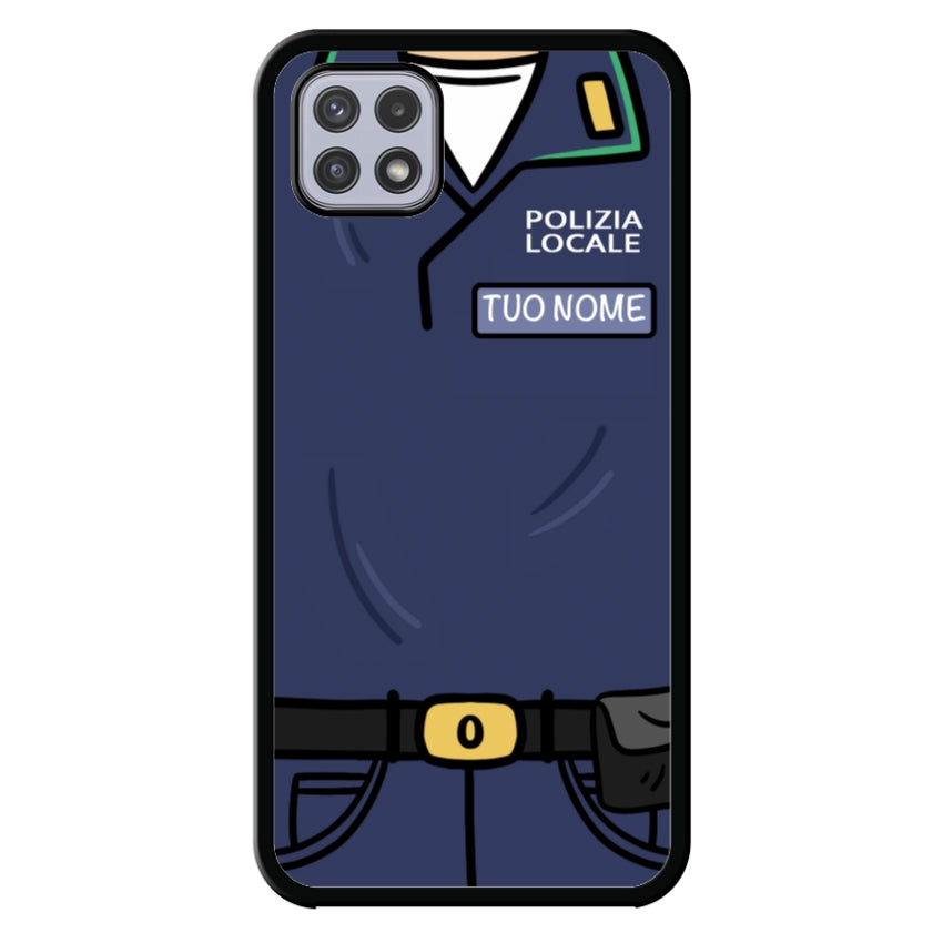Cover con Nome Divisa Polizia Locale - Samsung