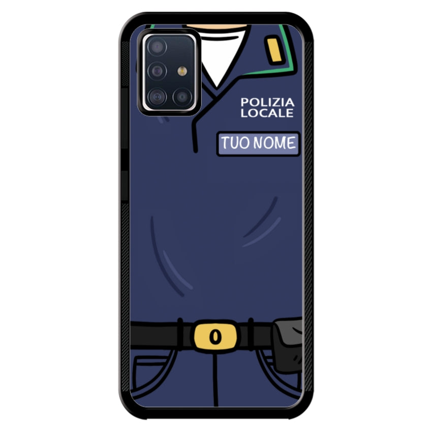 Cover con Nome Divisa Polizia Locale - Samsung
