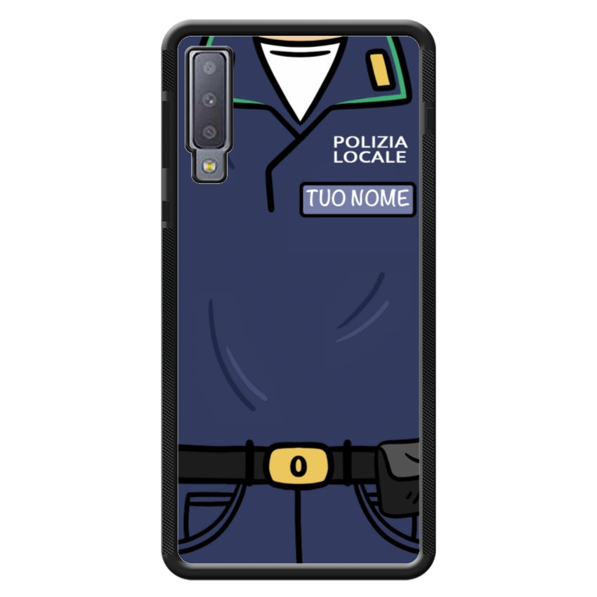 Cover con Nome Divisa Polizia Locale - Samsung