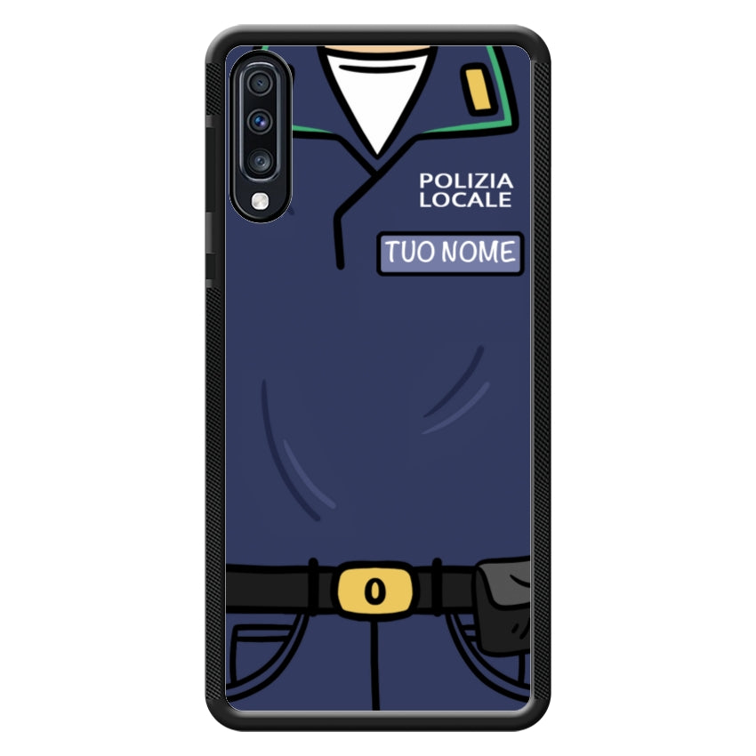 Cover con Nome Divisa Polizia Locale - Samsung