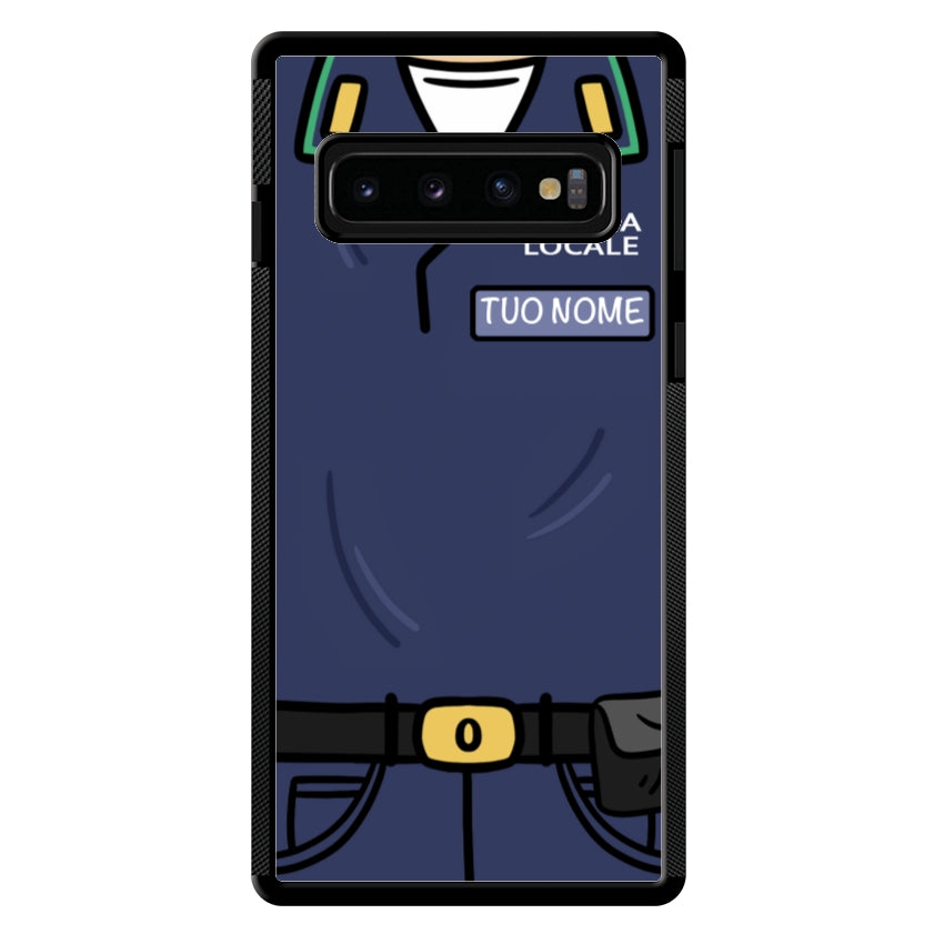 Cover con Nome Divisa Polizia Locale - Samsung