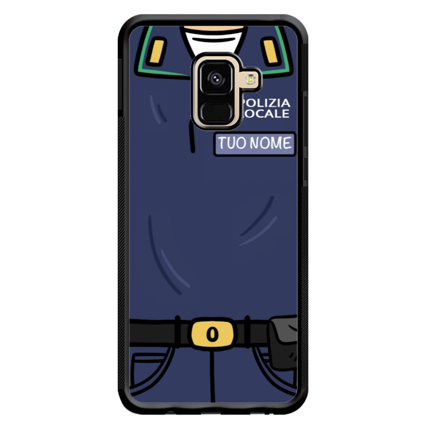 Cover con Nome Divisa Polizia Locale - Samsung