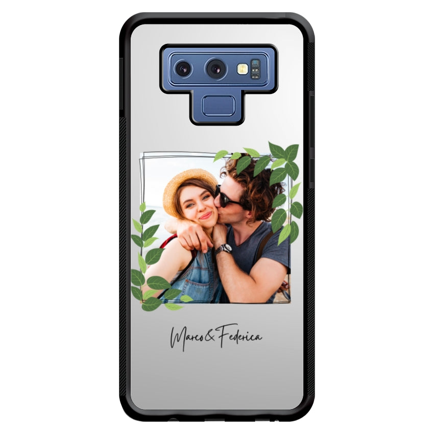 Cover Personalizzata Frame Foglie - Samsung