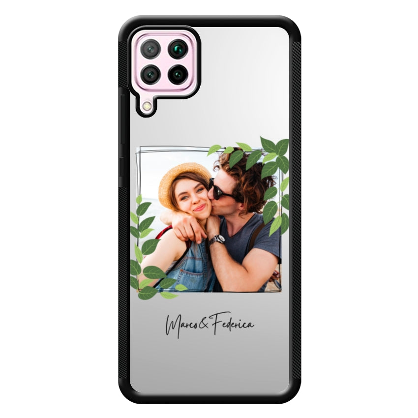 Cover Personalizzata Frame Foglie - Samsung