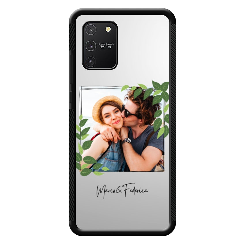 Cover Personalizzata Frame Foglie - Samsung
