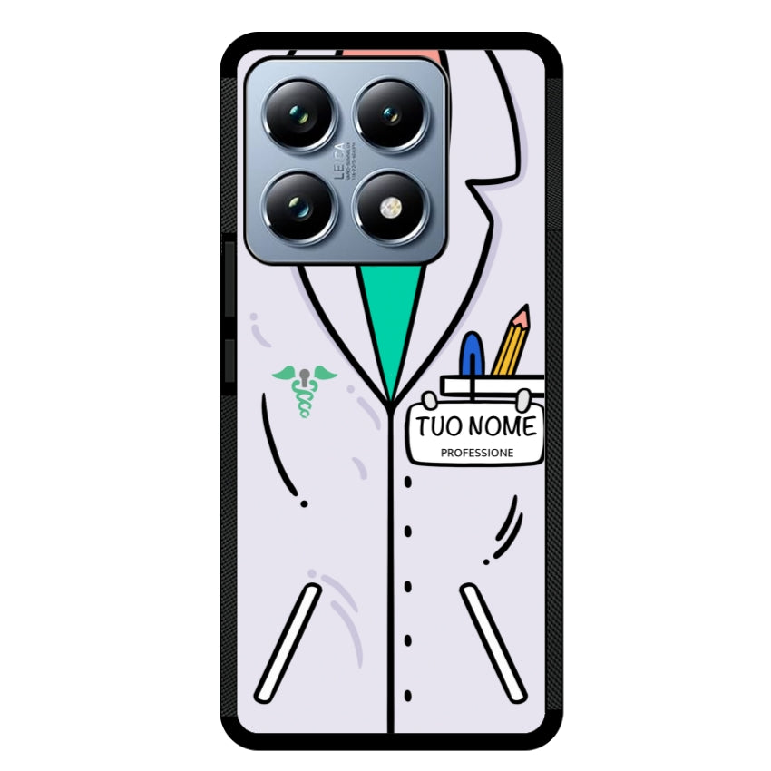 Cover Con Nome Divisa Farmacista- Xiaomi, Redmi e Poco