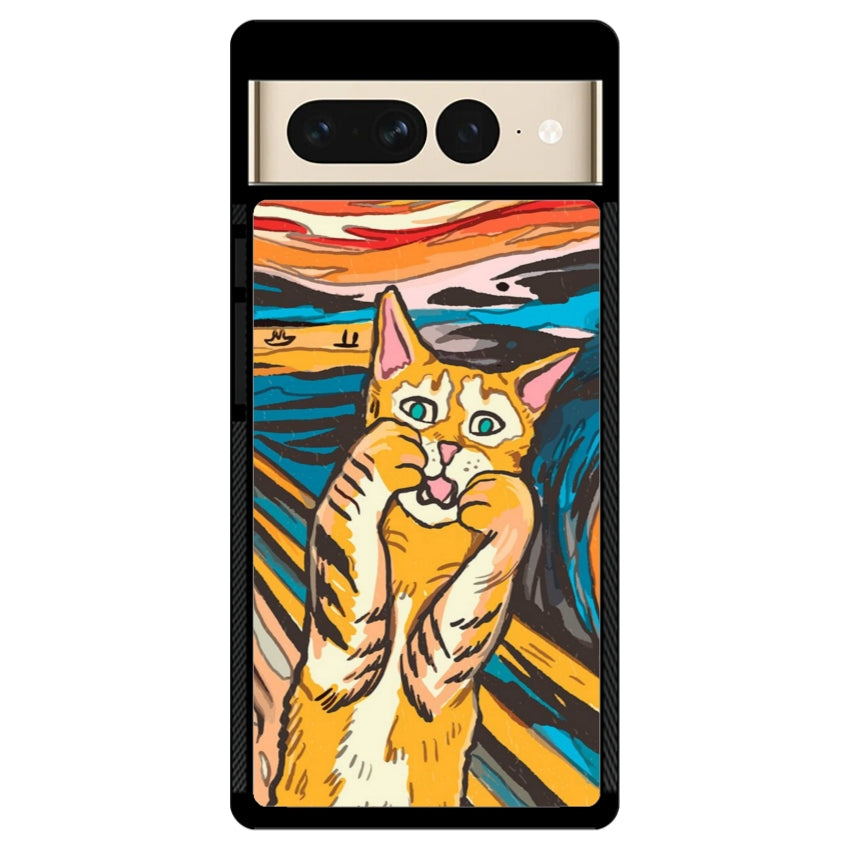 Cover IF49 Munch Cat - Google Pixel customall