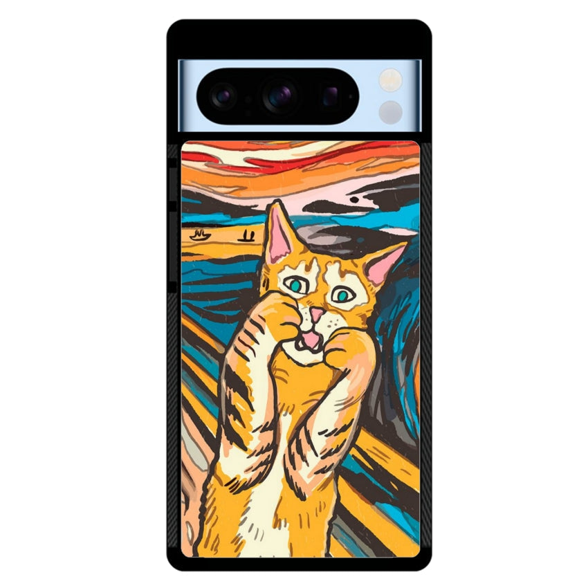 Cover IF49 Munch Cat - Google Pixel customall