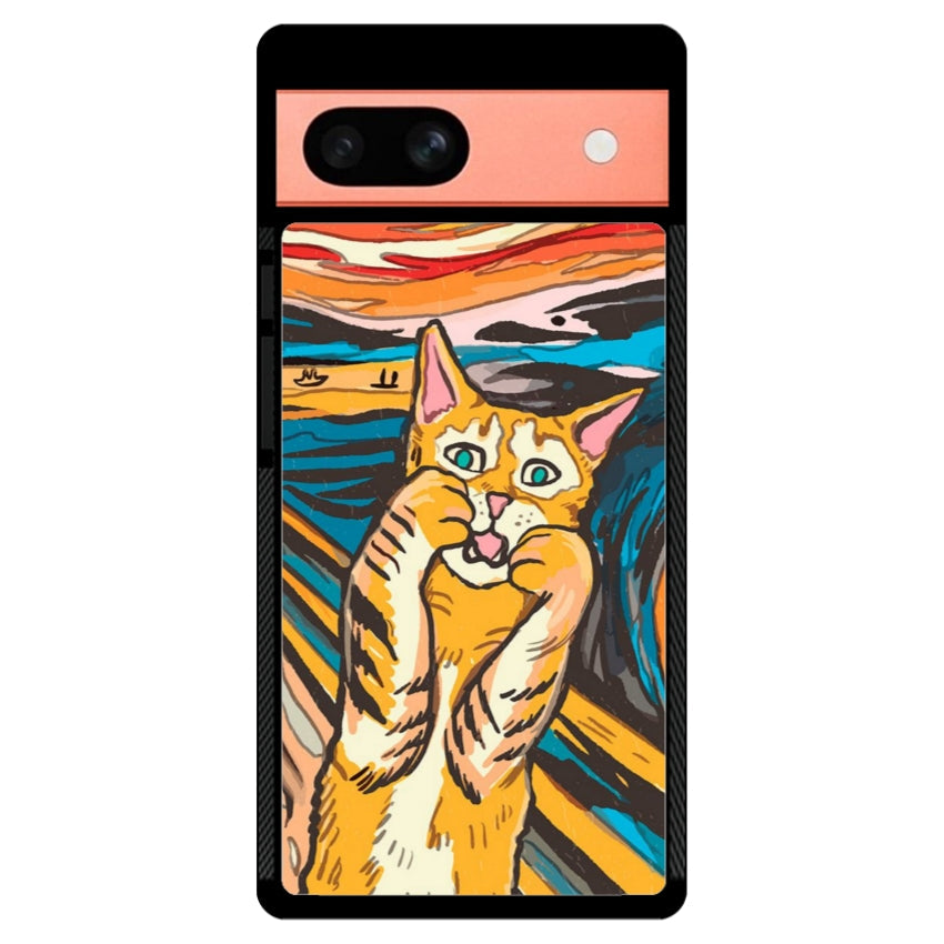 Cover IF49 Munch Cat - Google Pixel customall