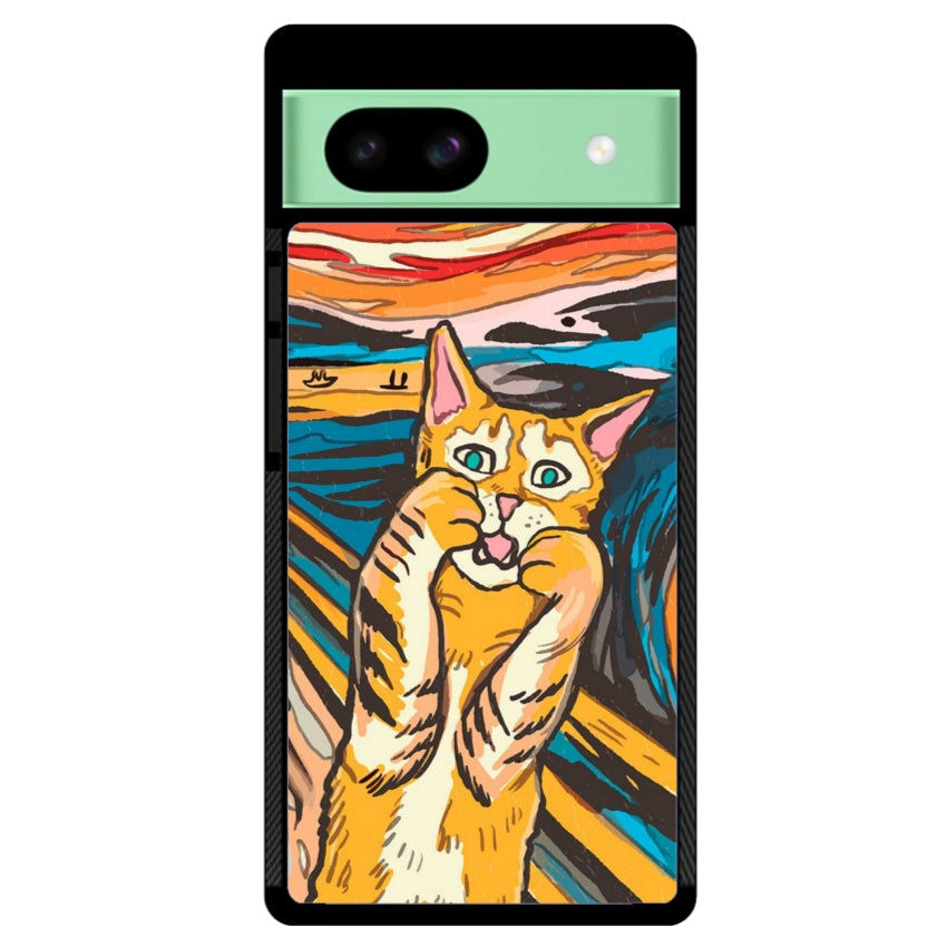 Cover IF49 Munch Cat - Google Pixel customall