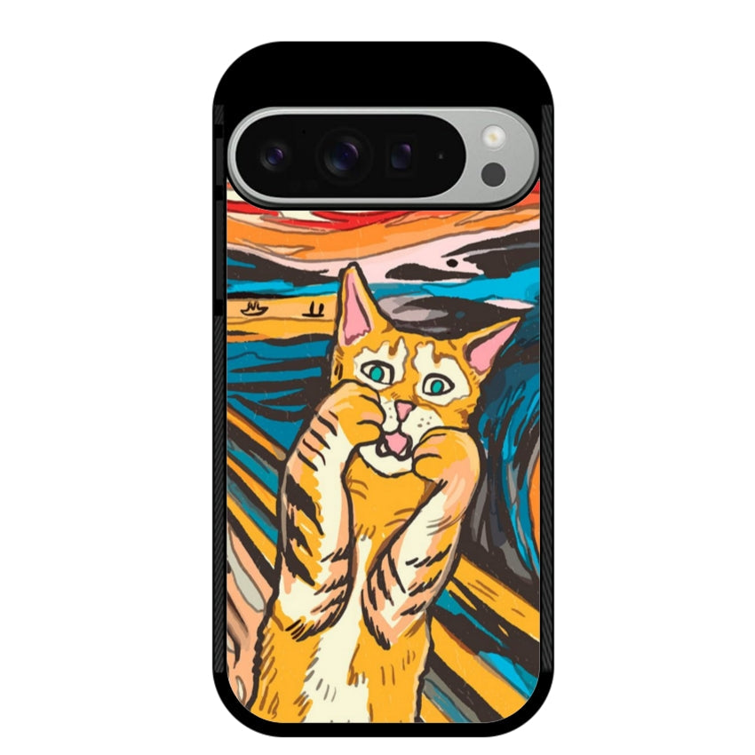 Cover IF49 Munch Cat - Google Pixel customall