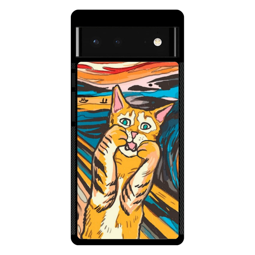 Cover IF49 Munch Cat - Google Pixel customall
