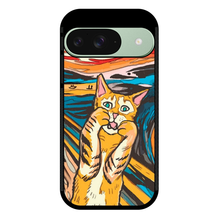 Cover IF49 Munch Cat - Google Pixel customall