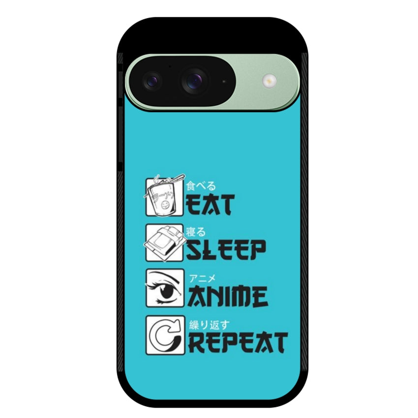 Cover IF15 Eat Sleep Anime Repeat - Google Pixel customall