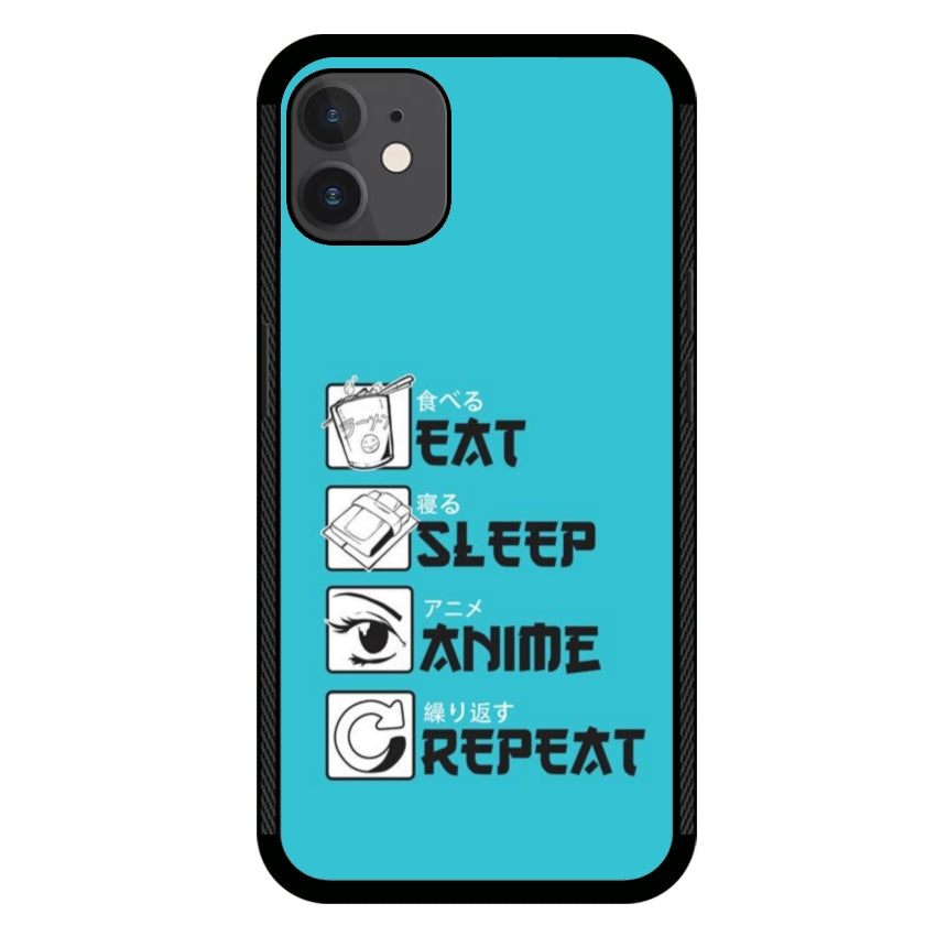 Cover IF15 Eat Sleep Anime Repeat - Apple customall