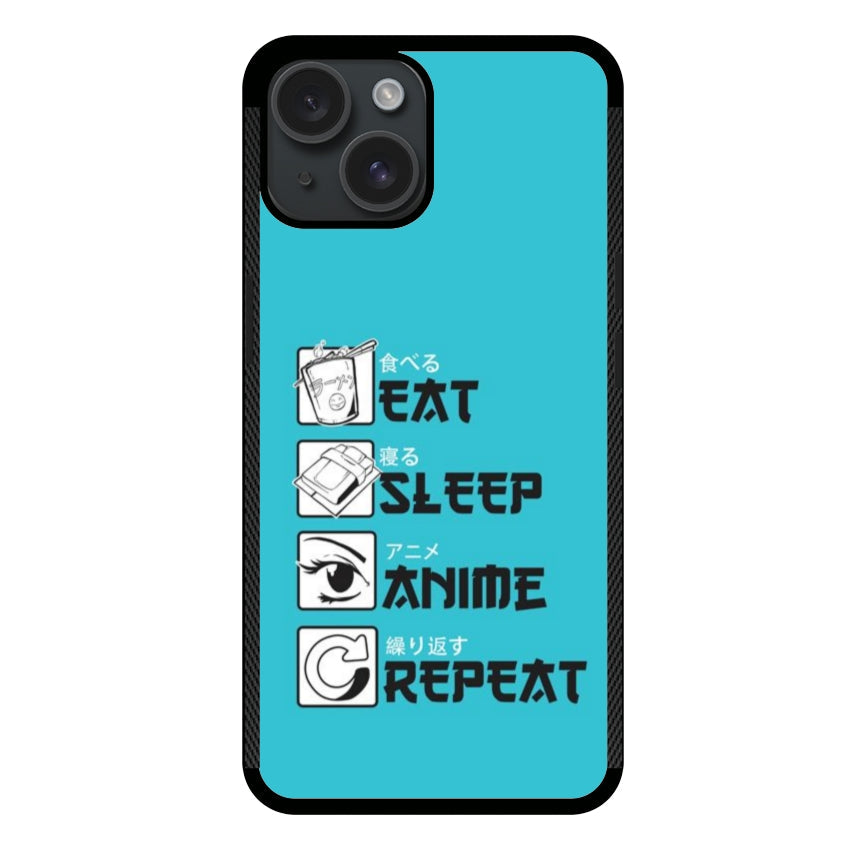 Cover IF15 Eat Sleep Anime Repeat - Apple customall