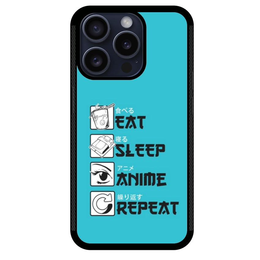 Cover IF15 Eat Sleep Anime Repeat - Apple customall