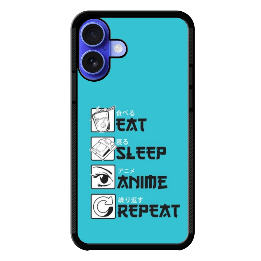 Cover IF15 Eat Sleep Anime Repeat - Apple customall