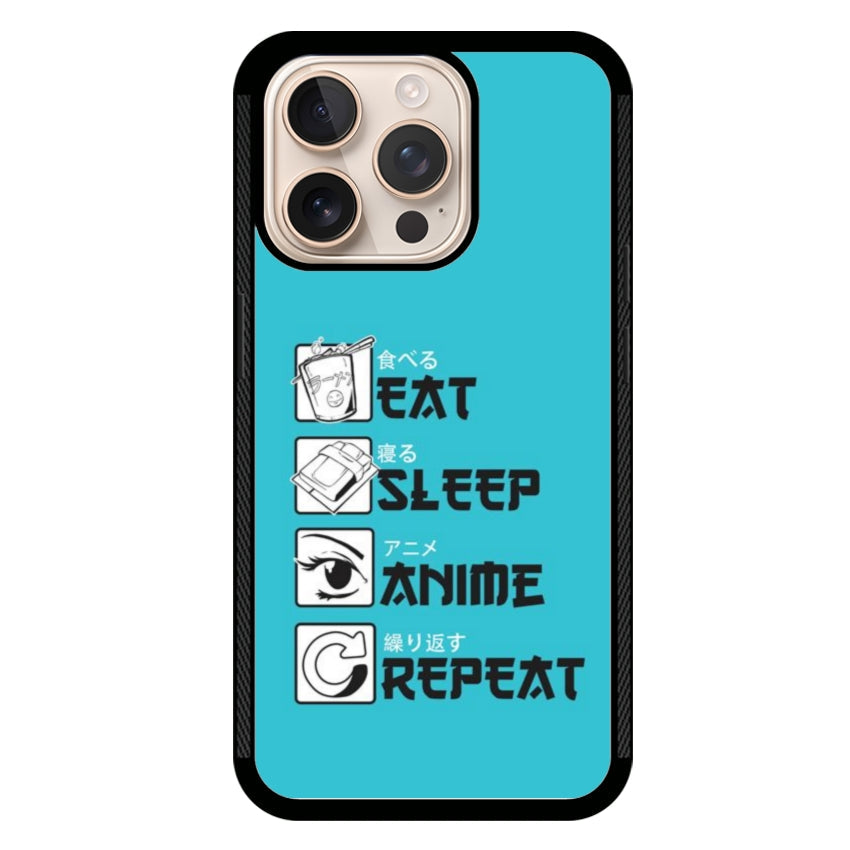 Cover IF15 Eat Sleep Anime Repeat - Apple customall
