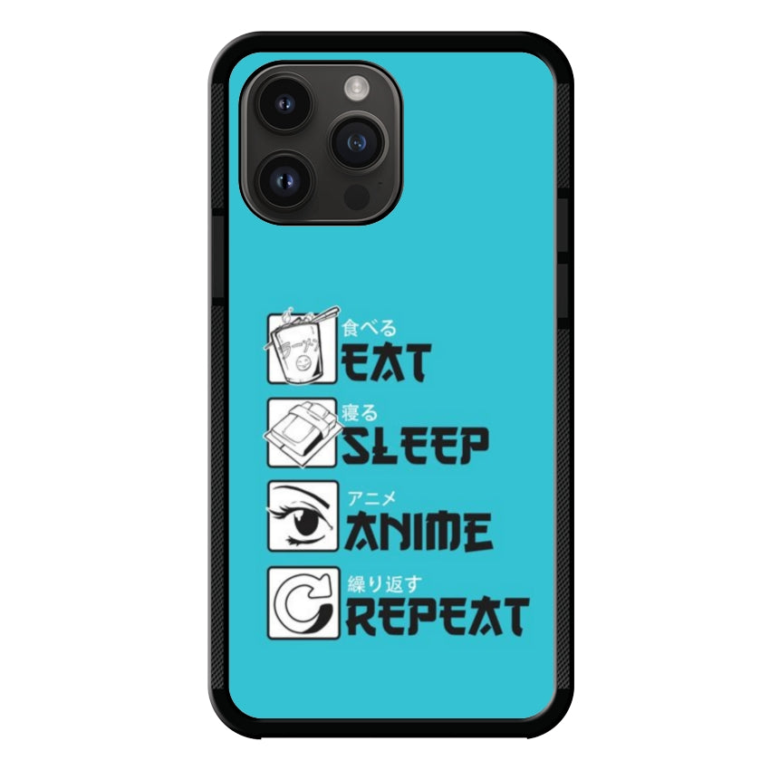 Cover IF15 Eat Sleep Anime Repeat - Apple customall