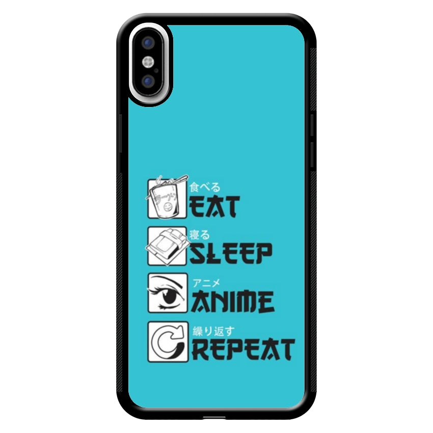 Cover IF15 Eat Sleep Anime Repeat - Apple customall