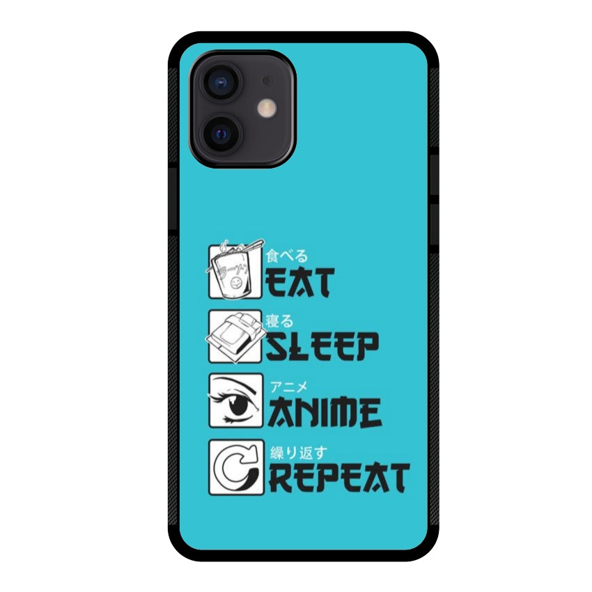 Cover IF15 Eat Sleep Anime Repeat - Apple customall
