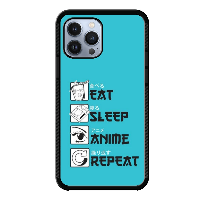 Cover IF15 Eat Sleep Anime Repeat - Apple customall