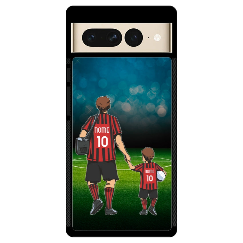Cover Calcio Papà e Figlio - Google Pixel