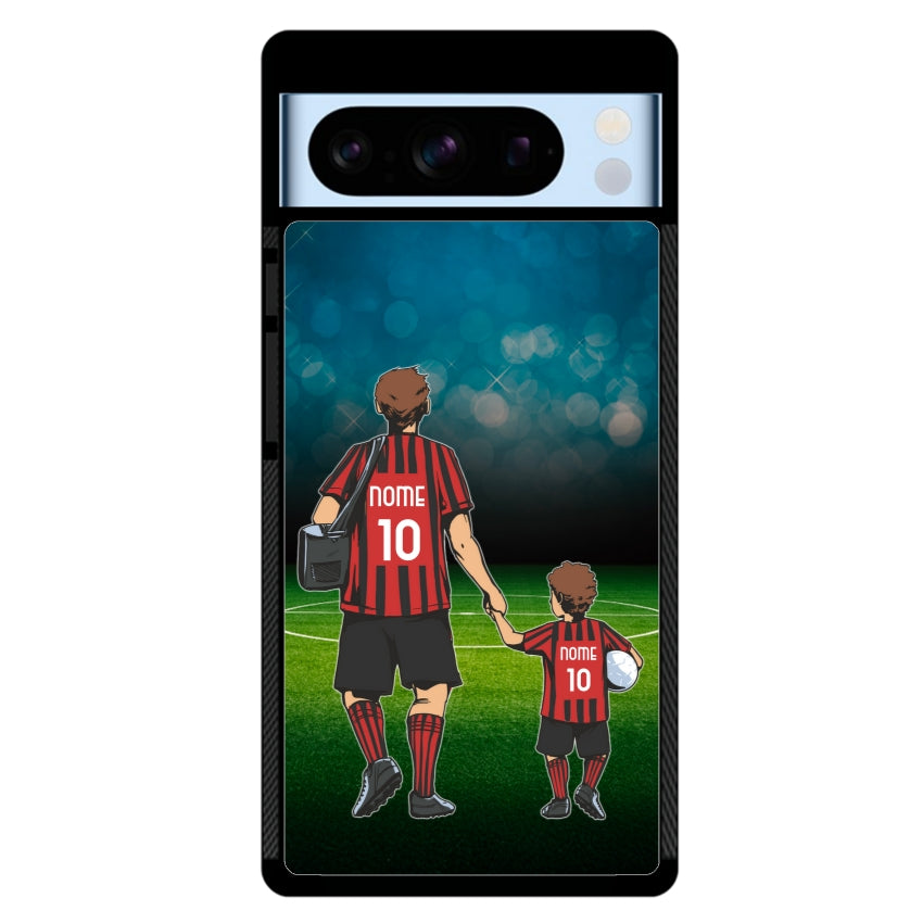 Cover Calcio Papà e Figlio - Google Pixel