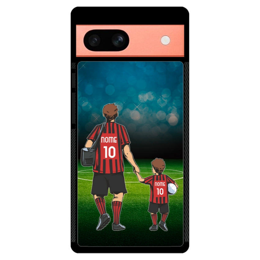Cover Calcio Papà e Figlio - Google Pixel