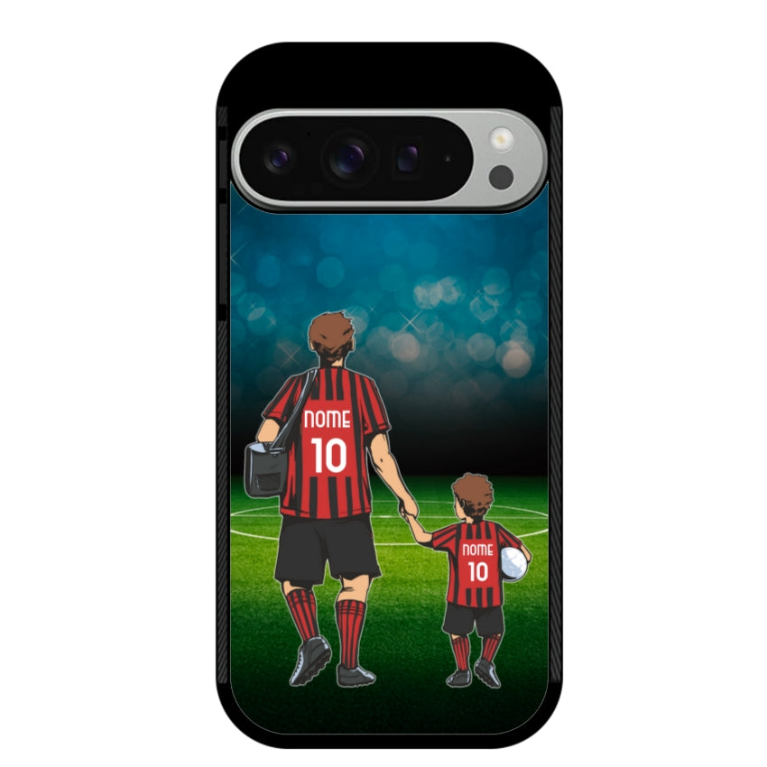 Cover Calcio Papà e Figlio - Google Pixel