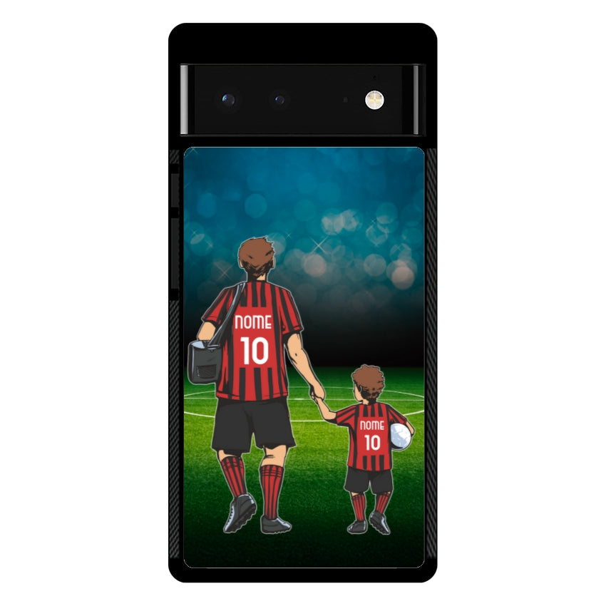 Cover Calcio Papà e Figlio - Google Pixel