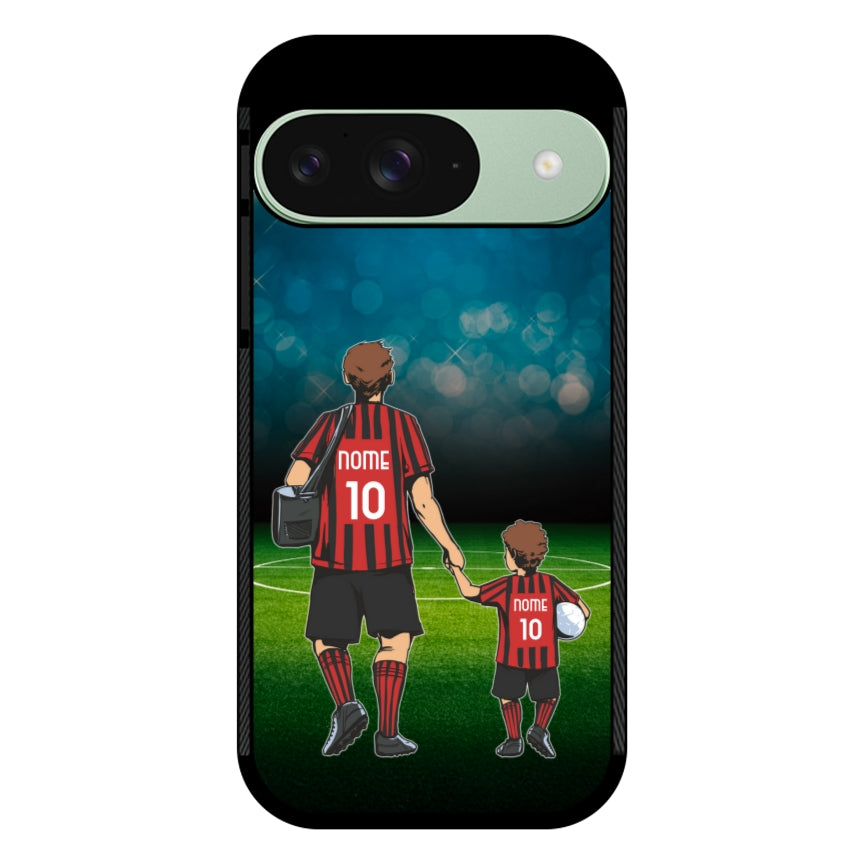 Cover Calcio Papà e Figlio - Google Pixel