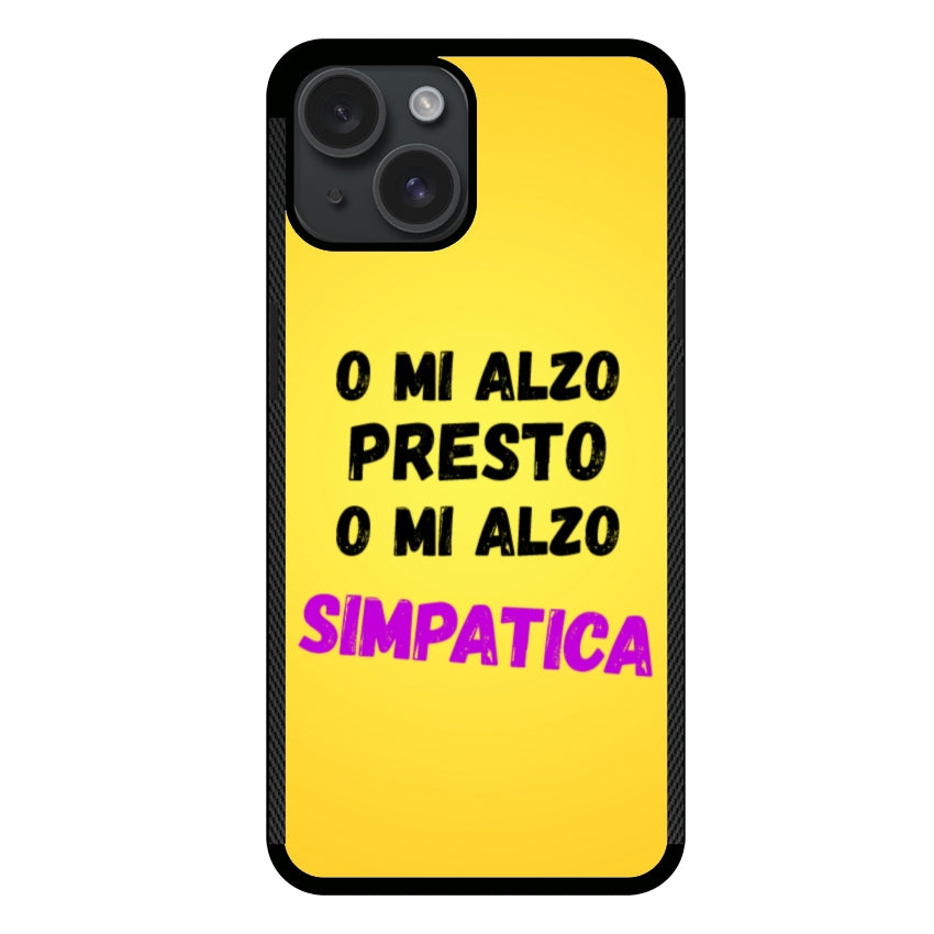 Cover o mi alzo presto o mi alzo simpatica -Apple customall